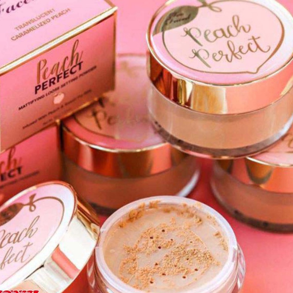 [Bán chạy] Phấn phủ kiềm dầu không màu Too Faced Peach Perfect Mattifying loose setting powder trang điểm tự nhiên (35g)