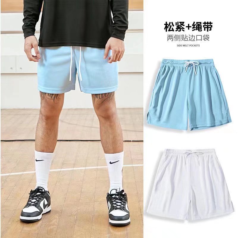 Quần Short Thể Thao Họa Tiết Kẻ Sọc Chất Liệu Nhanh Khô Thời Trang Mùa Hè 2022 Phong Cách Hàn Quốc