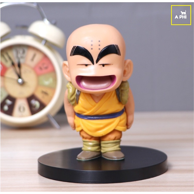Mô hình Dragon Ball thời thơ ấu Songoku, cụ rùa, krillin, lợn 16cm