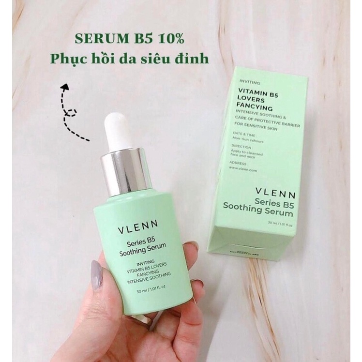 Vlenn Series B5 Soothing Serum 10% cấp ẩm,phục hồi da