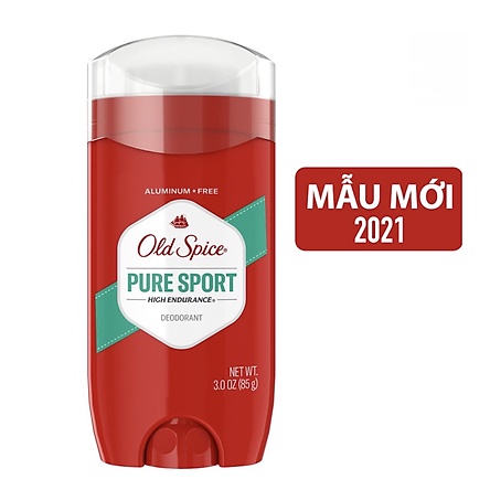 Lăn khử mùi Old Spice Pure Sport High Edurance 85g - Dành Cho Nam