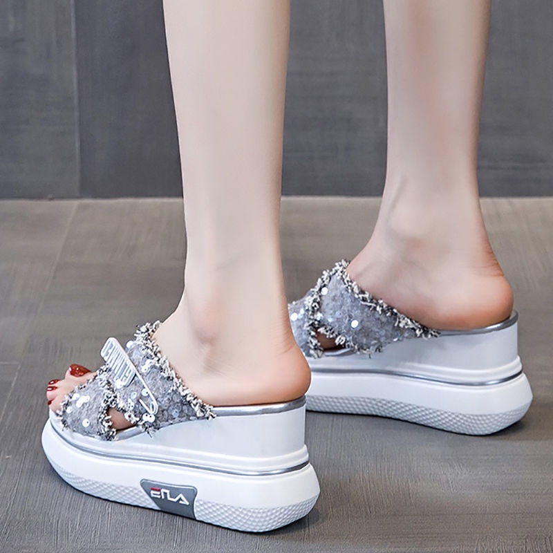 Giày Đế Dày Chống Trượt Thiết Kế Mới Năng Động Thời Trang