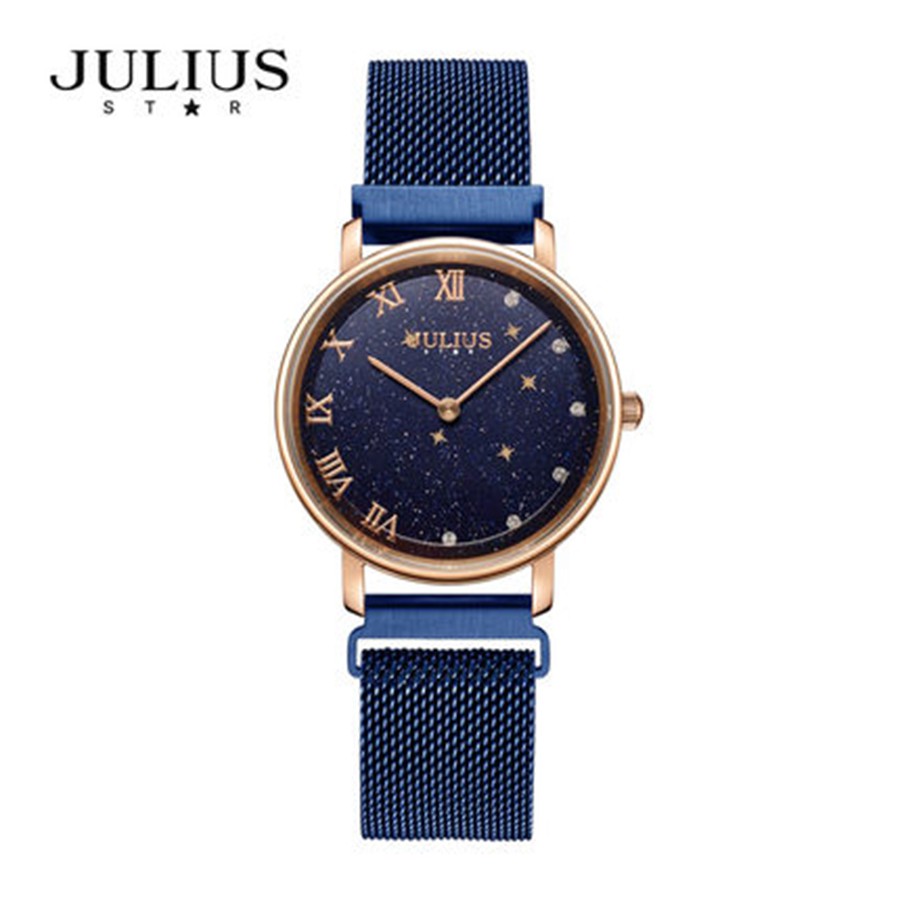 [Mã FARSBRT52 giảm 20% đơn từ 249K] Đồng hồ nữ Julius Star Hàn Quốc JS-037 mặt kính sapphire dây nam châm