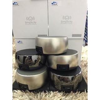 Loa nghe nhạc bluetooth akus nhôm nguyên khối chĩnh hãng