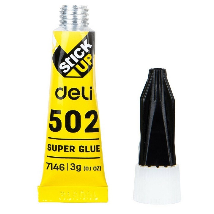 Keo siêu dính đa năng Deli, keo Dán Giày Dép, Dán Túi Xách, Dán Gốm Sứ Siêu Chắc- 7ml - 7140