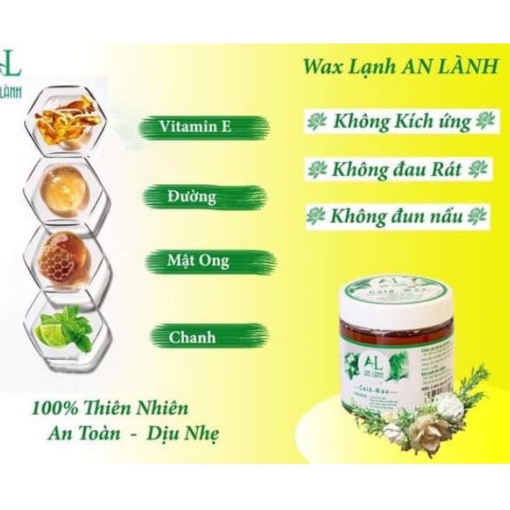 WAX LÔNG NÁCH, TAY, CHÂN... 100% THIÊN NHIÊN  ( CAM KẾT HÀNG LOẠI 1 CHÍNH HÃNG AN LÀNH ) WAX LÔNG AN LÀNH