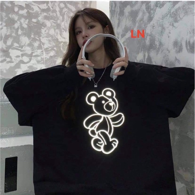 Áo Sweater gấu chạy phản quang TH6