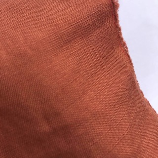 Vải linen ướt màu gạch ngói.