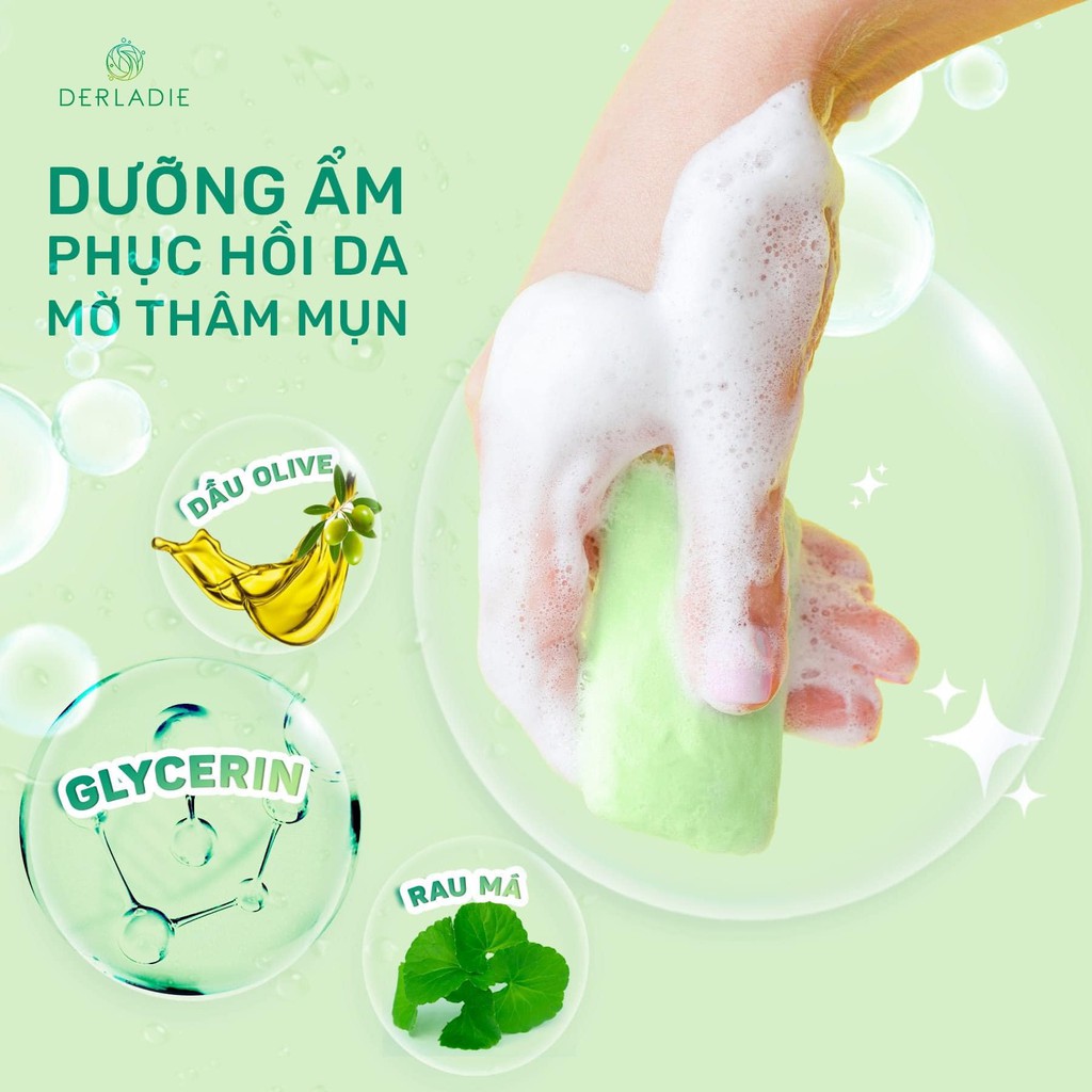 Xà Phòng Tắm Giảm Mụn Body Derladie Body Cleansing Bar For Blemish