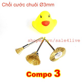 [Compo 3] Chổi cước đánh gỉ sét trục 3mm