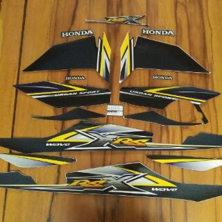 Bộ tem wave RsX 100 màu đen 2010