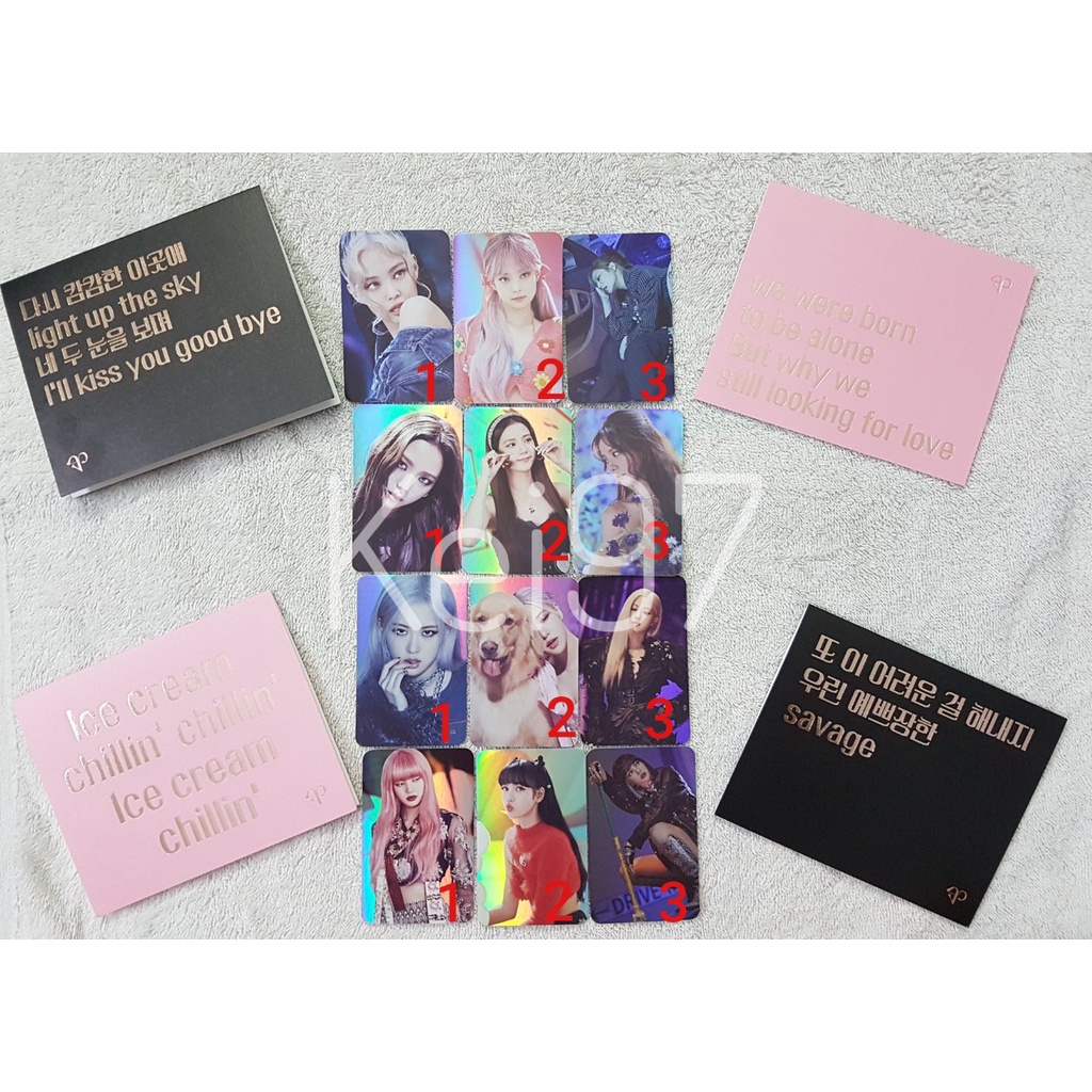 [ OFFICIAL ] BỘ ẢNH BLACKPINK THE SHOW PHOTOCARDS CÓ SẴN