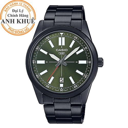 Đồng hồ nam dây kim loại Casio Anh Khuê MTP-VD02B-3EUDF