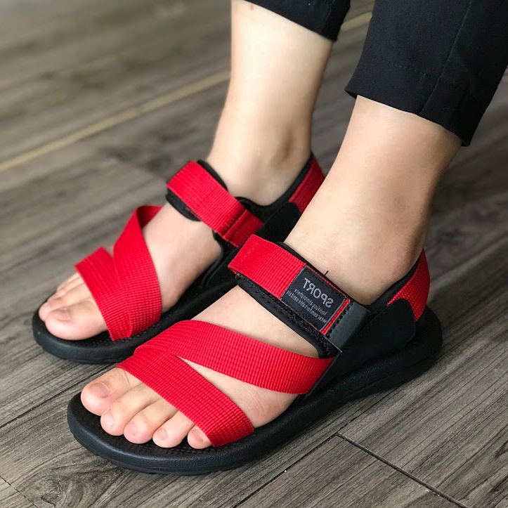 [Mua Kèm Áo Thun 0Đ] Giày Sandal Nữ Hiệu Rova - RV871B Đen