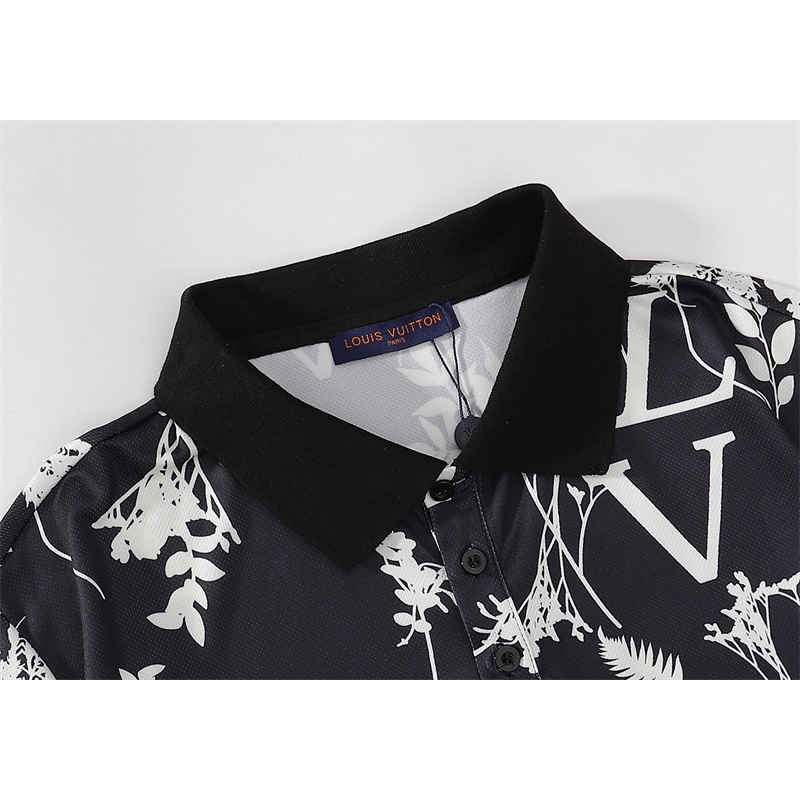 Áo Thun POLO Họa Tiết In Hoa Logo Thời Trang Sành Điệu Cho Nữ