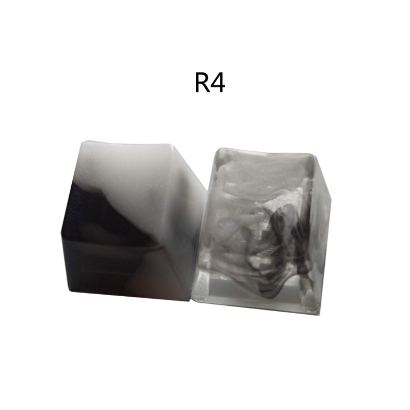 Handmade Customized OEM R4 Profile Resin Keycap Keyboard RGB Translucent Keycap