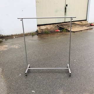 Mua Sào phơi đồ đơn khung sắt chắc chắn  chân vuông cao cấp  treo quần áo không khoen (R40*D115*C138cm).