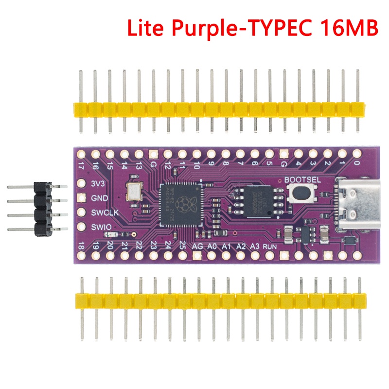 Bảng Mạch RP2040 Hai Lõi 264KB Công Suất Thấp Hiệu Suất Cao Cortex-M0 + Processor
