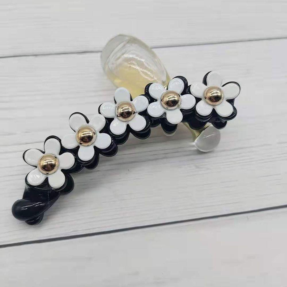 IVORY Kẹp Tóc Acrylic Phong Cách Hàn Quốc Cổ Điển Sang Trọng Dành Cho Nữ