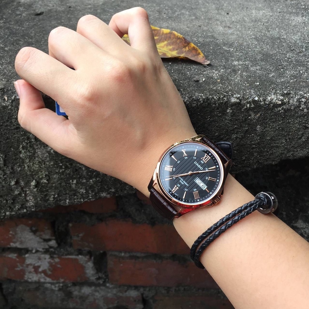Đồng Hồ Nam CASIO MTP-1384L-1AV Chính Hãng Tặng Dây Da Cao Cấp