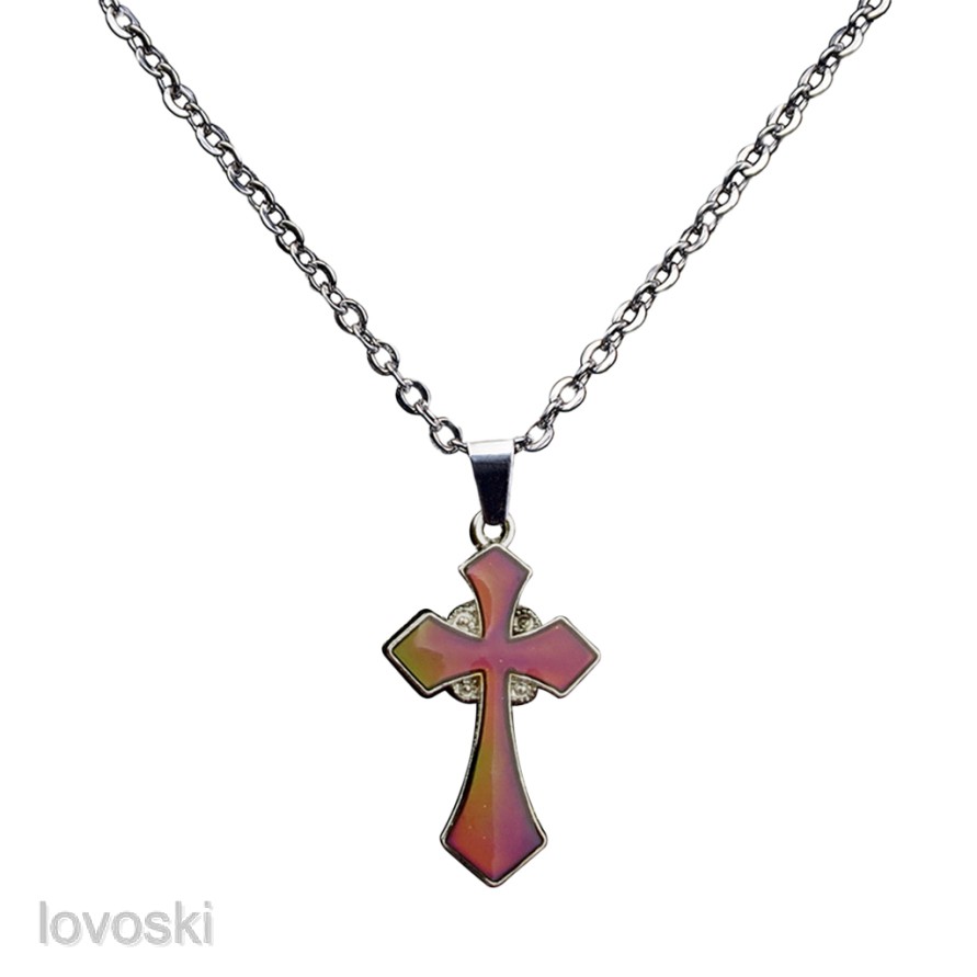 Dây chuyền mặt thánh giá đổi màu theo nhiệt độ