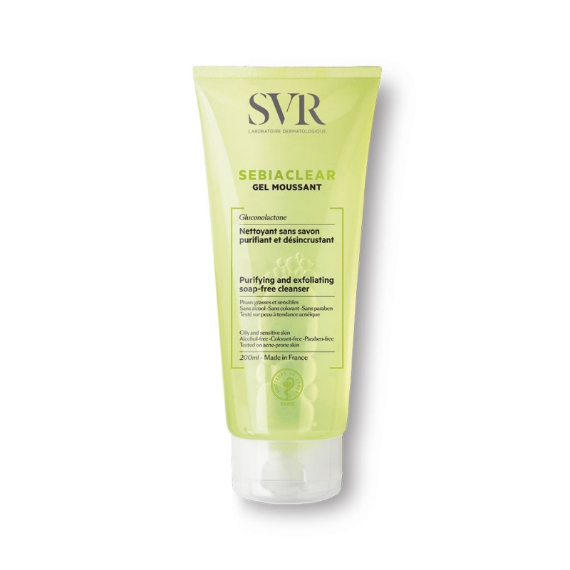 Sữa Rửa Mặt SVR Cho Da Dầu Mụn Sebiaclear Gel Moussant