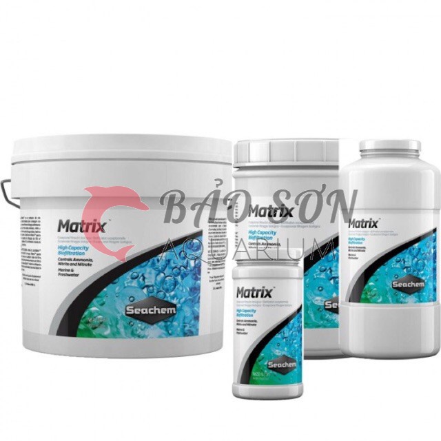100g Seachem Matrix chính hãng vật liệu lọc hồ cá nhập khẩu từ MỸ - vật liệu lọc cao cấp cho bể cá thủy sinh