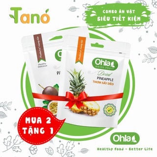 Combo trái cây sấy dẻo thơm chanh dây Ohla