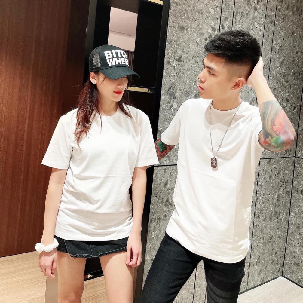 Áo Thun Nam Cổ Tròn, Áo Phông Nam Tay Lỡ Màu Trơn Chất Thun Cotton Thấm Hút Tốt - AC59 - Shop bán sỉ 😍