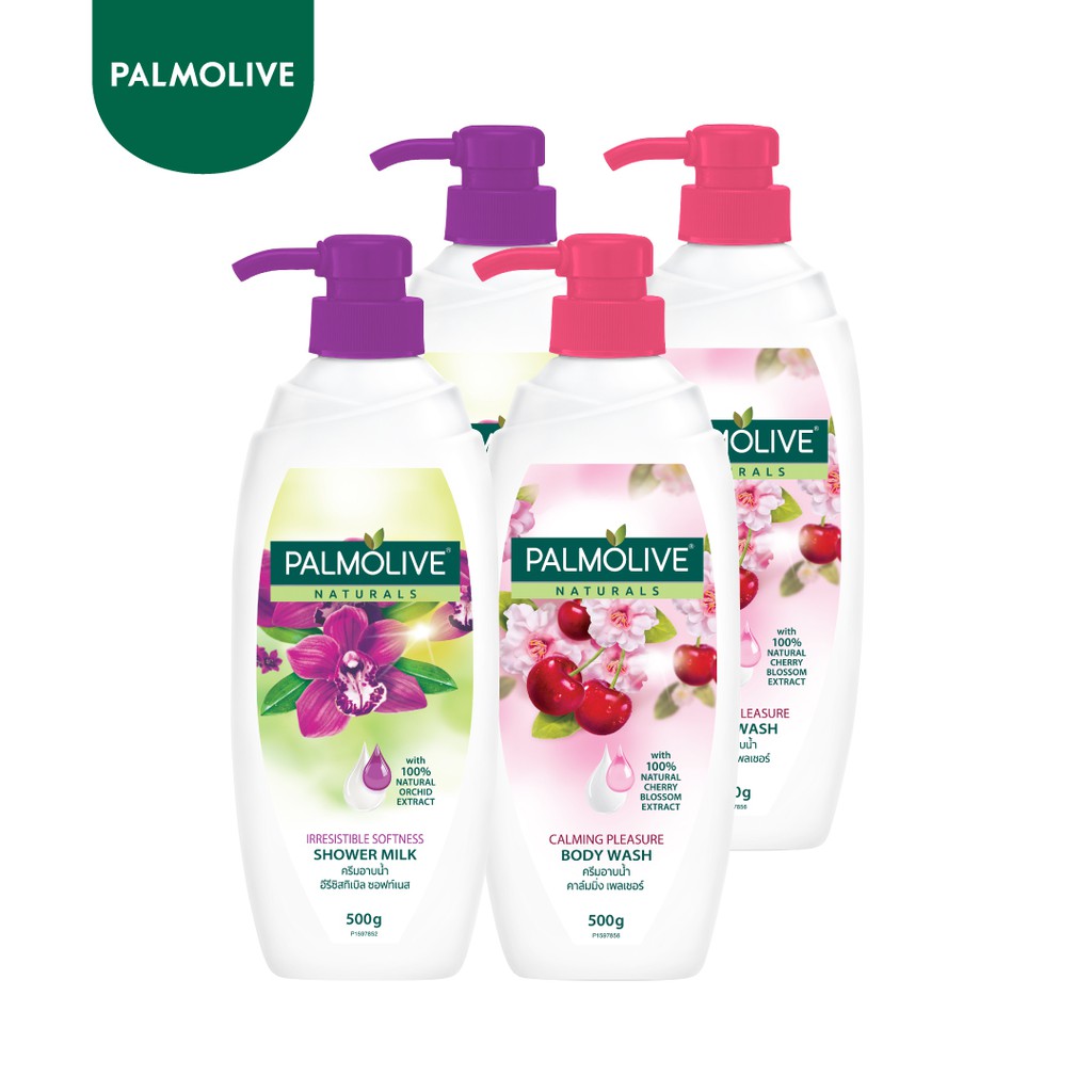 [Mã FMCGCOL4 giảm 8% đơn 250K] Bộ 4 Sữa tắm Palmolive 100% thiên nhiên chiết xuất từ hoa Anh Đào & Phong Lan 500ml | BigBuy360 - bigbuy360.vn