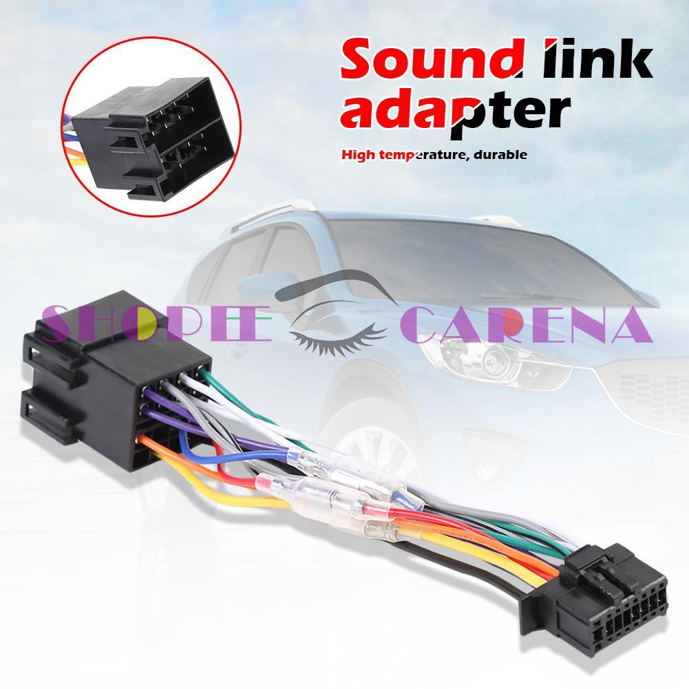 ABS Car Stereo Radio ISO Standard Wiring Harness Connector 16 Pin PI100  Plug Cable for 2003-on | BigBuy360 - bigbuy360.vn