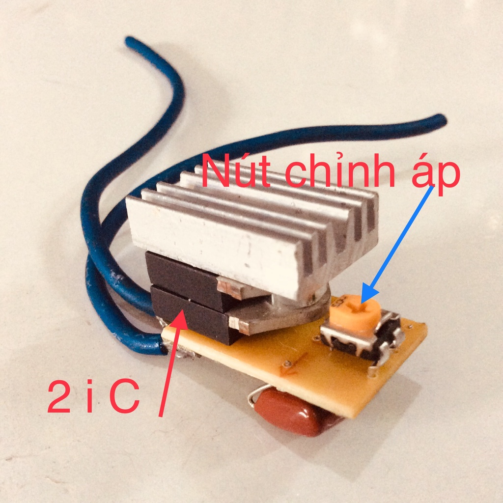 Mạch Cản Đôi IC cản điện 220v/110v/ 3000w Dùng Cho Khoan Mài Cắt Nội Địa Nhật (Có Tản Nhiệt), Bo mạch