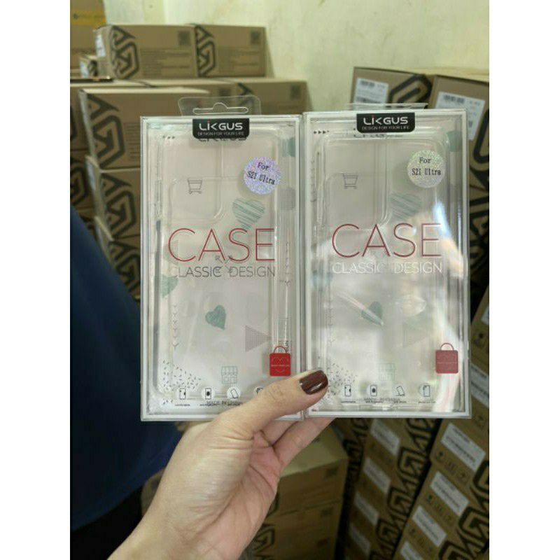 Ốp lưng LikGus Zero cho Samsung S23/s23 ultraS22/S22 plus/S22 ultra/ S21 S21 Plus, S21 Ultra S20 s20+ S20 ultra viền dẻo
