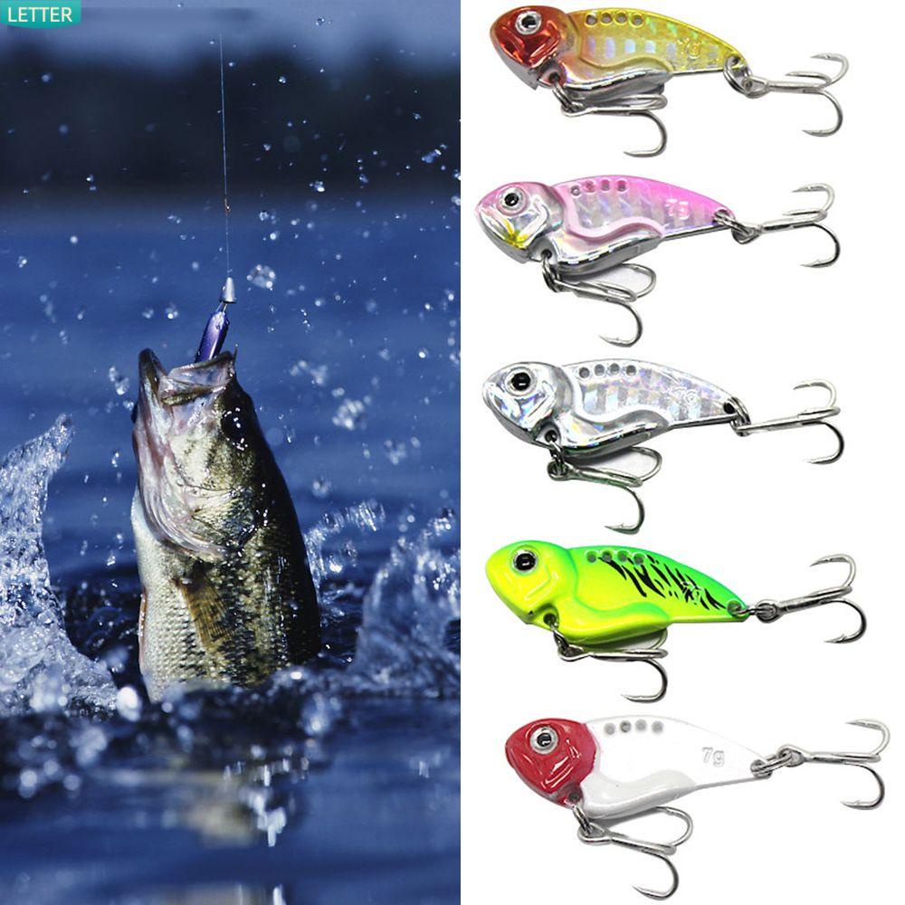 Mồi Câu Cá Giả Bằng Kim Loại Cứng 3D 5g/7g/10g/15g/20g Có Móc Rung