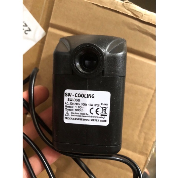 bơm nước 16w tự ngắt khi hết nước cho quạt điều hòa quạt hơi nước sử dụng cảm biến điện tử kèm đen báo nước