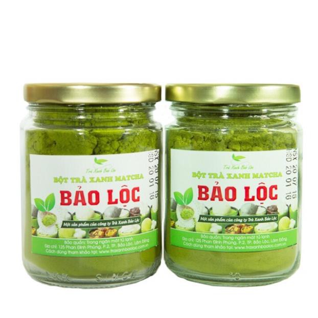 Bột Trà Xanh Matcha Bảo Lộc 100g hàng vnxk