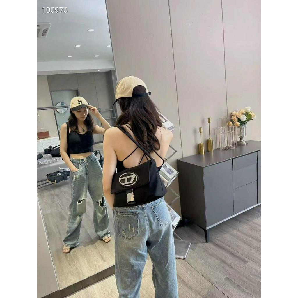 Túi D size 23cm khoá bấm cao cấp full box nguyên siu