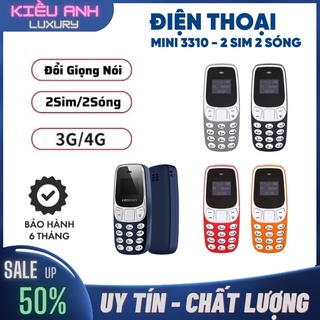 Điện thoại mini l8star bm10 , điện thoại siêu nhỏ 2 sim 2 sóng, nghe nhạc mp3, thay đổi giọng nói