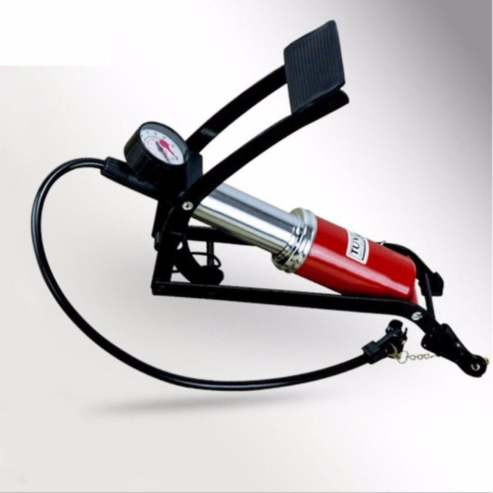 Bơm hơi đạp chân mini đa năng tiện dụng thiết kế áp lực mạnh hơn và bền dễ dàng sử bơm xe đạp, xe máy ngay tại nhà