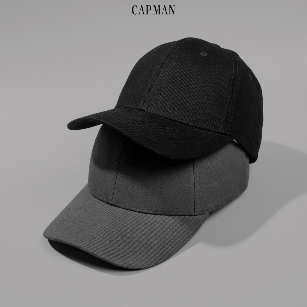 Mũ lưỡi trai trơn CAPMAN chính hãng, CM99 phong cách ulzzang unisex