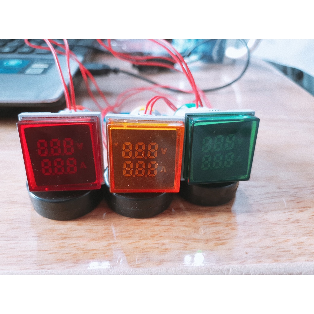 Đèn báo Volt - Ampe phi 22