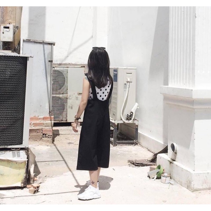 Quần Yếm Ống Rộng Culottes Basic J003 | BigBuy360 - bigbuy360.vn