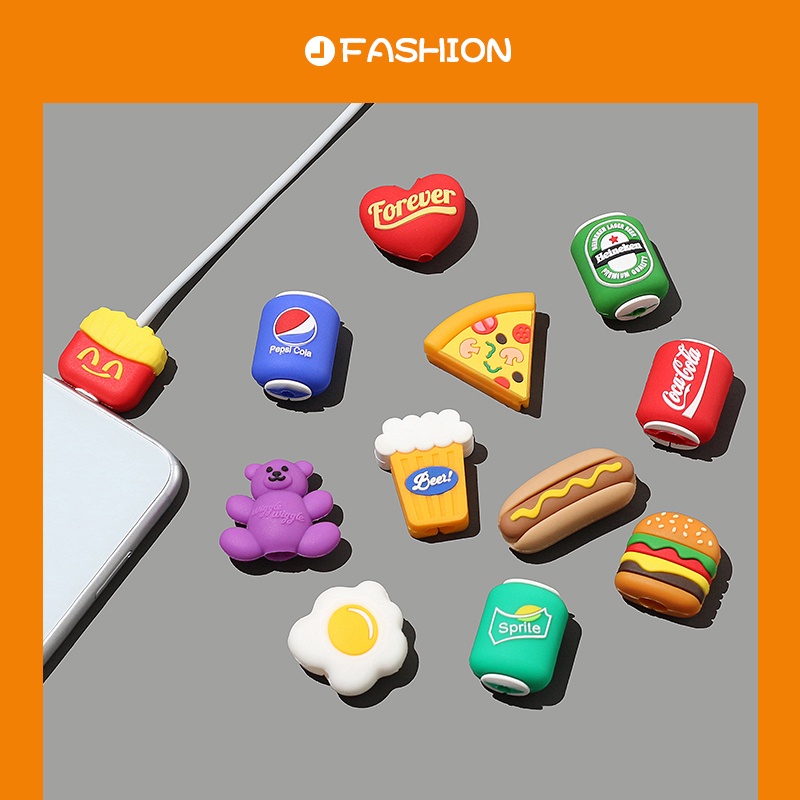 Phụ Kiện Bảo Vệ Dây Cáp Sạc/Tai Nghe Bằng Silicon