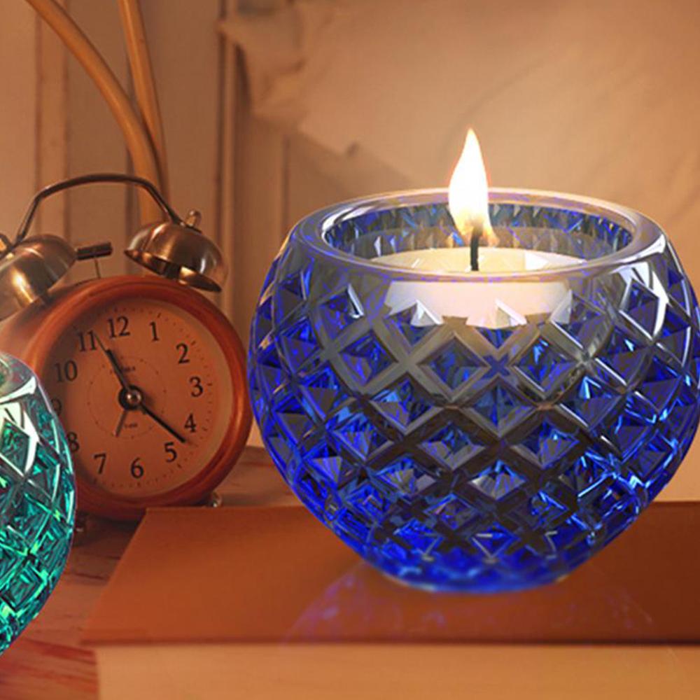 YNATURAL Khuôn Silicon Làm Giá Đỡ Nến Dập Nổi Hình Bát Đựng Nến DIY