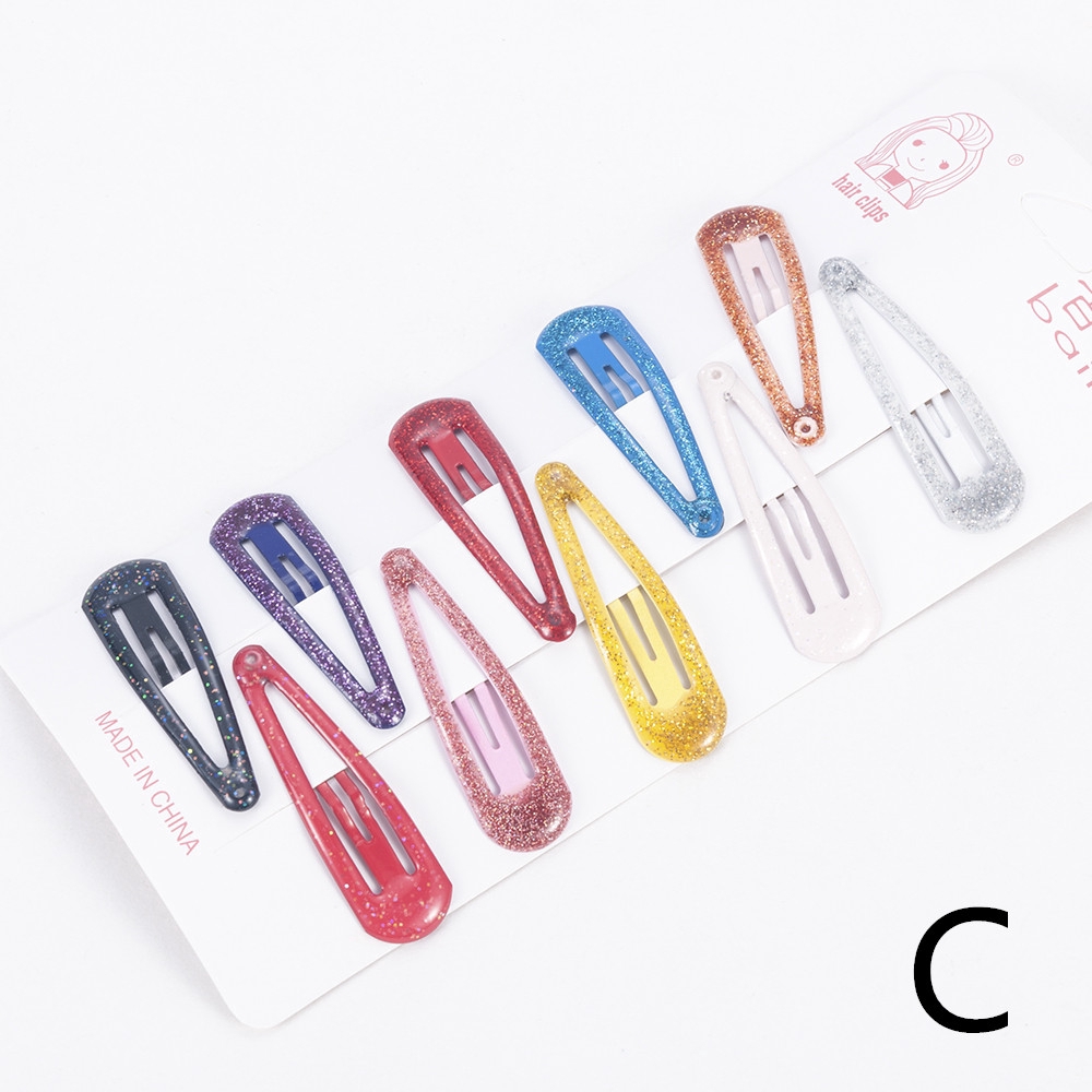 Set 10 Kẹp Tóc Nhiều Màu Dễ Thương Cho Nữ