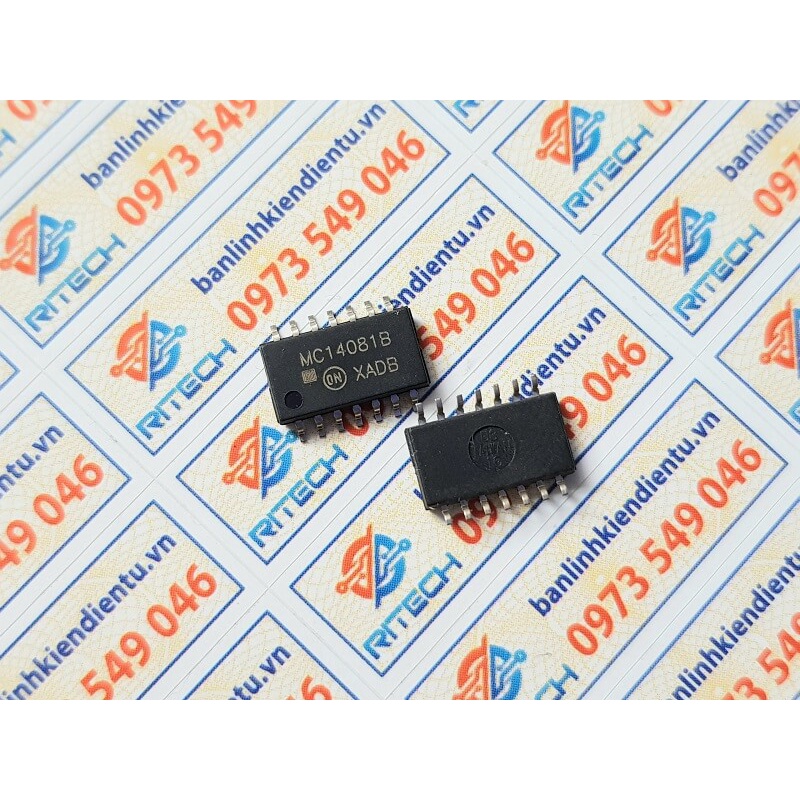 [Combo 3 chiếc] MC14081B MC14081BDR 14081 IC chuyên dụng SOP-14 5.2mm
