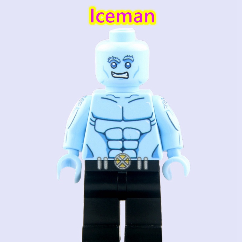 Búp Bê Đồ Chơi Lắp Ráp Nhân Vật x-men iceman marvel Cho Bé