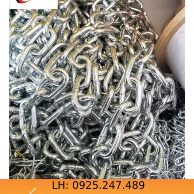 Dây Xích Sắt Mạ Kẽm 4mm(li).Sử dụng cho gia đình,công trình và xí nghiệp.