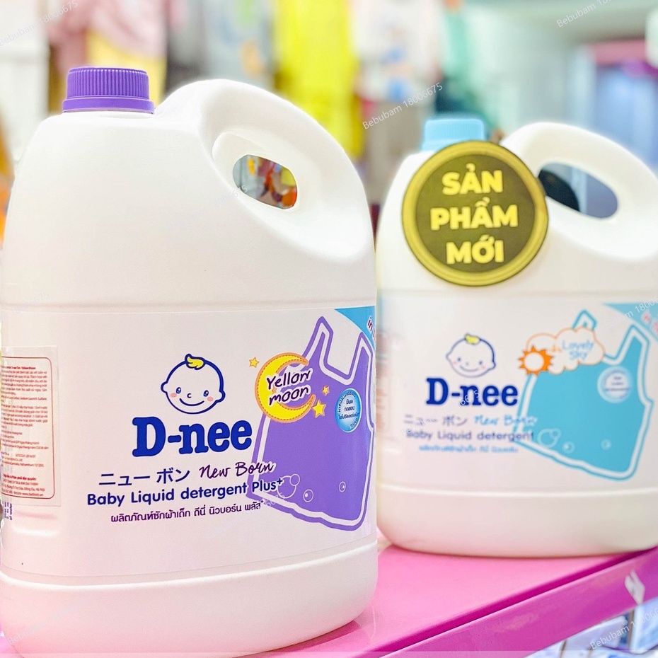 Nước giặt quần áo em bé Dnee 3000ml Chính hãng D nee có tem Đại Thịnh cho