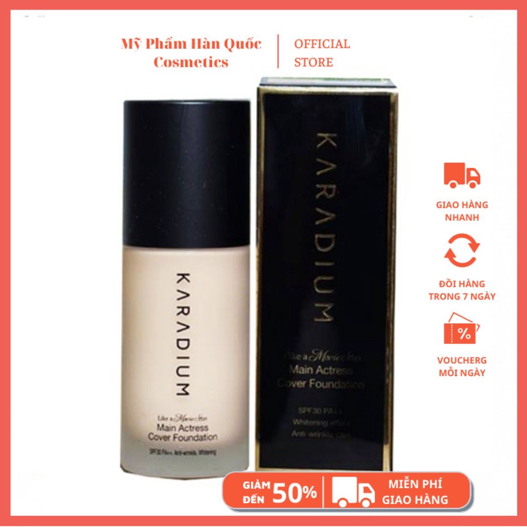 KEM NỀN SIÊU MỊN DẠNG LỌ KARADIUM Like a Movie Star Cover Foundation [hot]